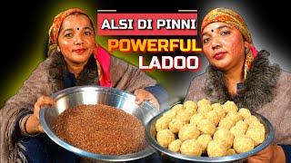 Alsi Pinni Recipe | How to make Alsi Ladoo