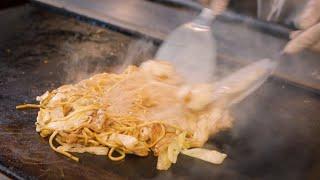 Yakisoba noodles - Japanese street food in Osaka