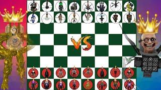 skibidi toilet tournament on chess board