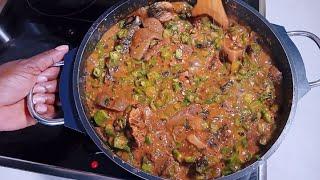 How To Make Okra And Ogbono Soup | Step- By- Step