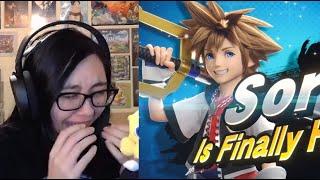 I'M CRYING! SORA IS IN SMASH! - Sora Smash Reaction (LOUD VOLUME WARNING)