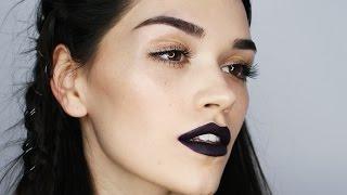 Dewy skin | bold lips | glossy eyelids