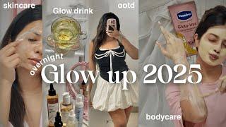 GLOW UP 2025 at home *haircare, bodycare, skincare, outfit #glowup