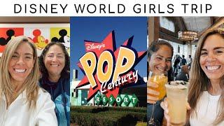 Walt Disney World Travel Day 2024  Pop Century Room Tour & Dinner in Disney Springs!