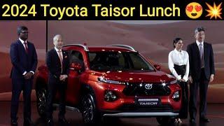 2024 Toyota Taisor Lunch  | Price ₹7.73 Lakh  |