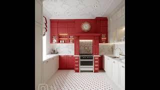 Kitchen Ideas | Red | Yellow | Purple | Black | white | Kitchen color #kitchencolor #colors #shorts