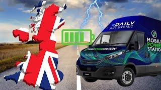 IVECO eDaily electric van UK road trip EV Rally 2024