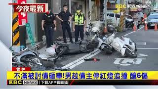 債務糾紛！2車追逐撞電桿 波及無辜騎士害重傷@newsebc