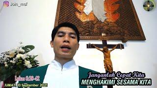 Janganlah Cepat Kita Menghakimi Sesama Kita | Rhema 10/09/21