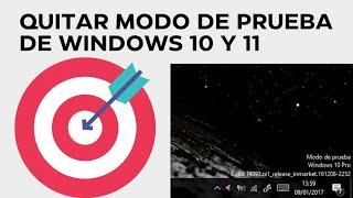 Solución | Cómo Quitar Modo De Prueba Windows 10 y 11 | 2024