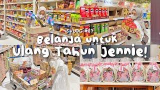 #SVLOG 87: BORONG JAJANAN!! | Belanja untuk Ulang Tahun Jennie! |Seviq Febinita