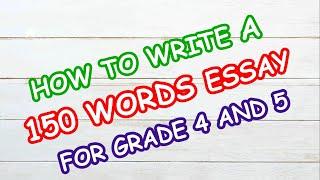 How To Write 150 Words Essay | Class 4 and 5 | By The Modern Learning