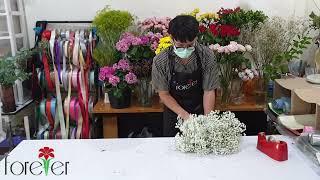Flower Delivery Thailand by Forever Florist. Send our Just Gypsophila Bouquet with Same Day Delivery