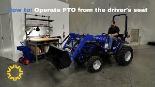 How to: PTO operation from the driver’s seat