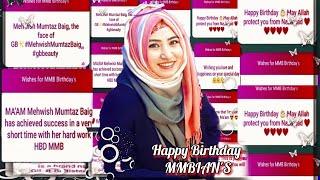 Anchor Person Mehwish Mumtaz Baig Birthday l 1st Youngest National Award Winner Of Gilgit Baltistan