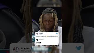 Never forget Lil Wayne's reaction to Luka's cross last year 