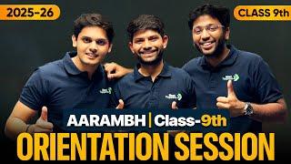 Aarambh 2026 Batch Orientation  | Class 9th | Next Toppers