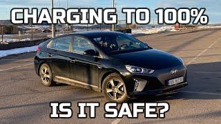 Can you safely charge the IONIQ 28 kWh EV to 100%