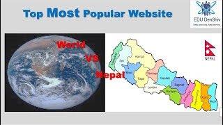 World VS Nepal most popular websites || Do you know? || watch this video