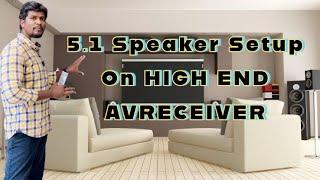 Basic 5.1 Speaker Setup on HIGhEND MARANTZ 11.2Channel AV Receiver