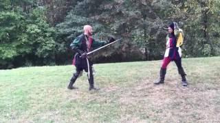 SCA Sword and Buckler Technique for Cut and Thrust or Armored Combat