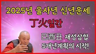 2025년 을사년 신년운세 丁火일간 巳酉丑 재성삼합 5개년 계획의 시작!