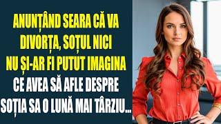 Anunțând seara că va divorța, soțul nici nu și-ar fi putut imagina ce avea să afle despre soția sa