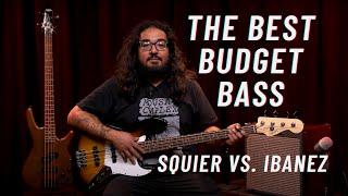 The Best Budget Bass: Fender Affinity Jazz Bass vs. Ibanez Gio GSR200 Bass