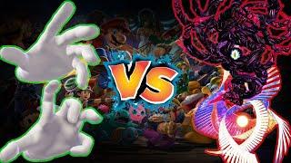 Master Hand and Crazy Hand Vs. Dharkon and Galeem
