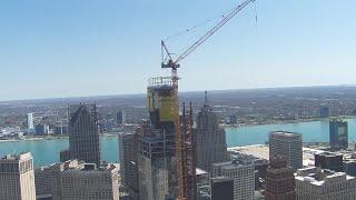 Chopper Video: Hudson's site construction in Detroit