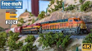 {4k} Free-moN N Scale Weekend in Evanston, WY 2024!