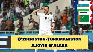 O'zbekiston-Turkmaniston.Super G'alaba. Ajoyib o'yin. Jaxon CH2026 Saralash. 06.06.2024