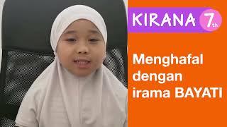 TAHFIDZ QURAN ANAK KECIL METODE HAMIM - KIRANA 7 TAHUN