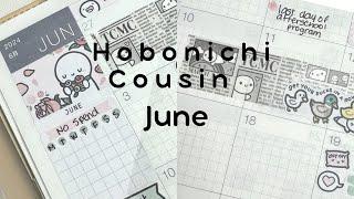 It’s a new month let’s plan out June | Hobonichi Cousin | TheCoffeeMonsterzCo June Monthly