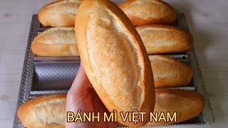 Cách làm bánh mì Việt Nam nhanh,không phụ gia