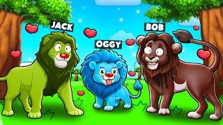 Roblox Oggy Join New Lion Pride With Jack And Bob