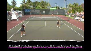 #1 Wild/Palma v #2 Tobita/Wong FINALS HLTS - Kailua Night Doubles 2023