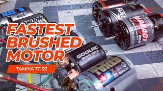 Speed Testing TT-02 Motors Brushed Sport Tuned Reedy Radon Globact Hackmoto 540 550 13T 15T 21T