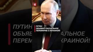 Путин объявил пасхальное перемирие с Украиной! #путин #украина #новости #война #сво #политика
