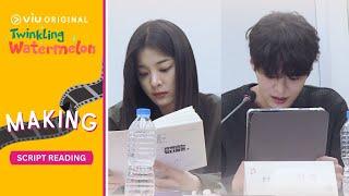 Ryeoun, Seol In Ah, Choi Hyun Wook and Shin Eun Soo in the script reading of Twinkling Watermelon