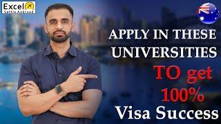 APPLY IN THESE UNIVERSITIES TO GET 100%VISA SUCCESS️