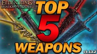 *NEW* "The TOP 5 BEST WEAPONS in Elden Ring!" (v1.14 Updated List)