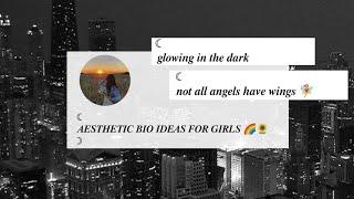 40+ Aesthetic Bio Ideas for Girls | Aesthetic Instagram Bio Ideas Simple, Short , Cool , Sassy 