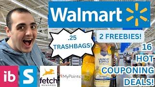 25 CENT TRASHBAGS AT WALMART  ~ 2 HOT FREEBIES / 16 HOT WALMART COUPONING DEALS! ~ MAY 2025