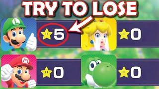 Can You LOSE to Easy CPUs if You START with 5 Stars in Mario Party Superstars?
