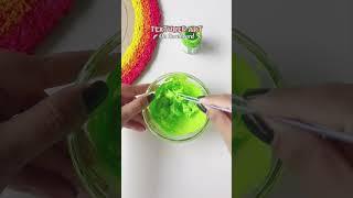 Easy textured art with tissue paper #shortviral #shorts