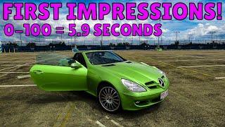 Driving a Mercedes Benz SLK350! (Quick Review)