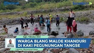 Warga Tangse Gelar Tradisi Khanduri Blang di Kaki Pegunungan sambil Bermain Air Sungai