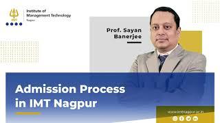 Prof. Sayan Banerjee sharing information about the admission process