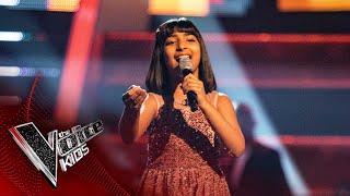 Aadya Performs 'Cheap Thrills / Pehli Nazar Mein' | Blind Auditions | The Voice Kids UK 2020
